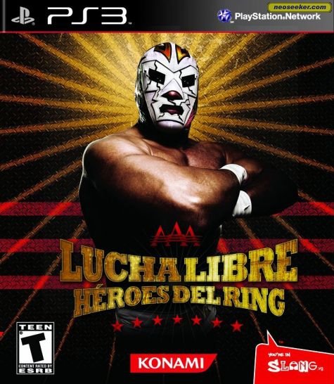 Caratula de AAA Lucha Libre: Heroes of the Ring para PlayStation 3