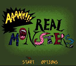 Pantallazo de AAAHH!!! Real Monsters para Super Nintendo