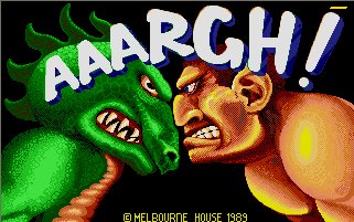 Pantallazo de AAARGH! para Atari ST