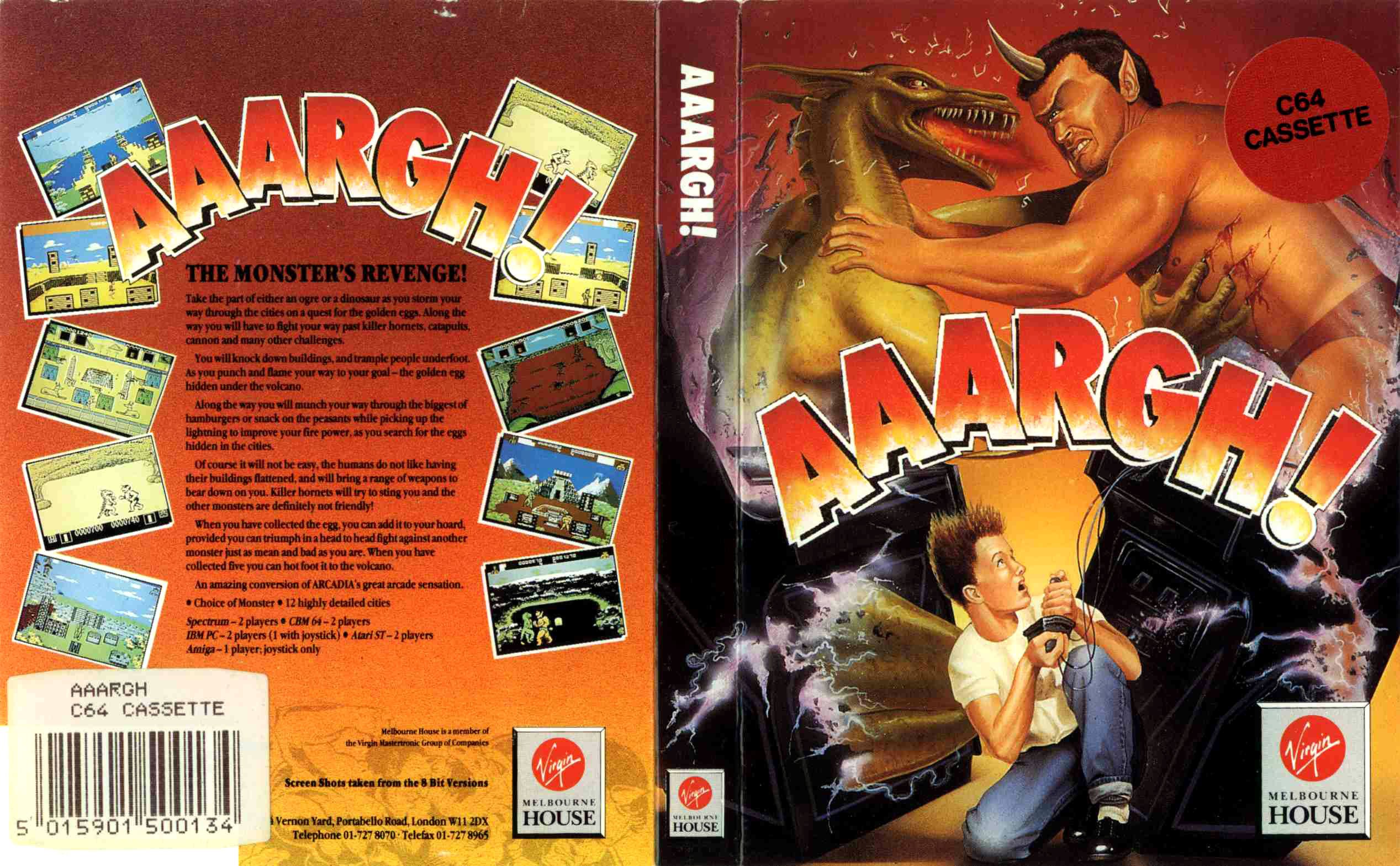 Caratula de AAARGH! para Commodore 64