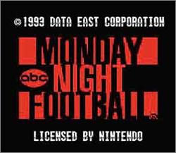 Pantallazo de ABC Monday Night Football para Super Nintendo
