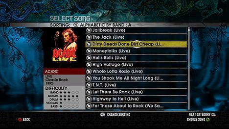 Pantallazo de AC/DC Live: Rock Band Track Pack para PlayStation 3