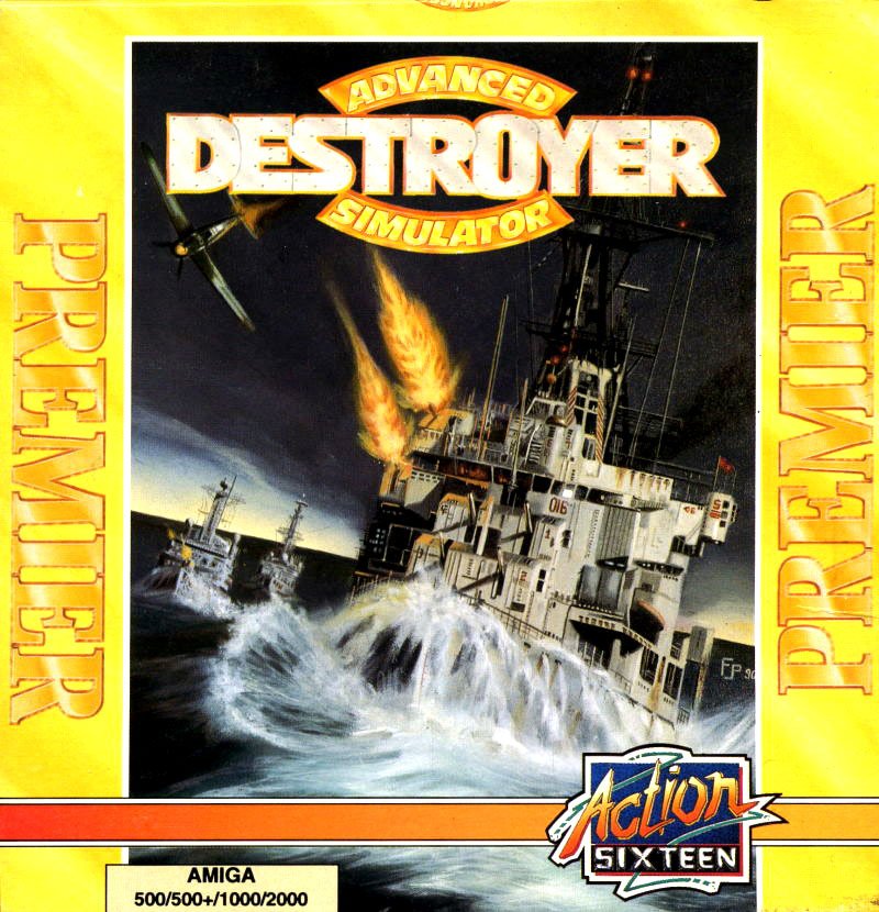 Caratula de ADS - Advanced Destroyer Simulator para Amiga