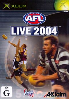 Caratula de AFL Live 2004 para Xbox
