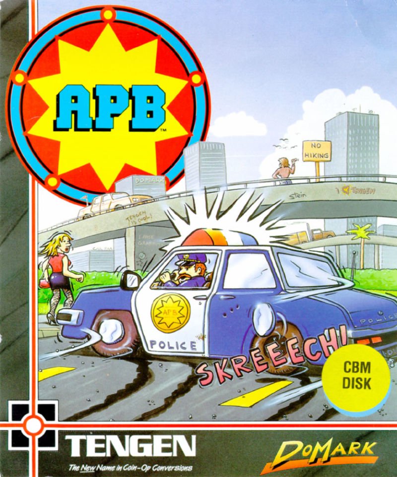 Caratula de APB: All-Points Bulletin para Commodore 64