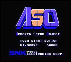 Pantallazo de ASO: Armored Scrum Object para Nintendo (NES)