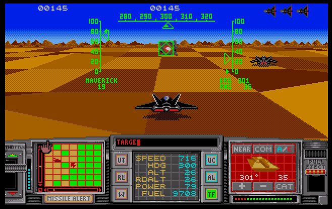Pantallazo de ATF II (Advanced Tactical Fighter II) para Atari ST