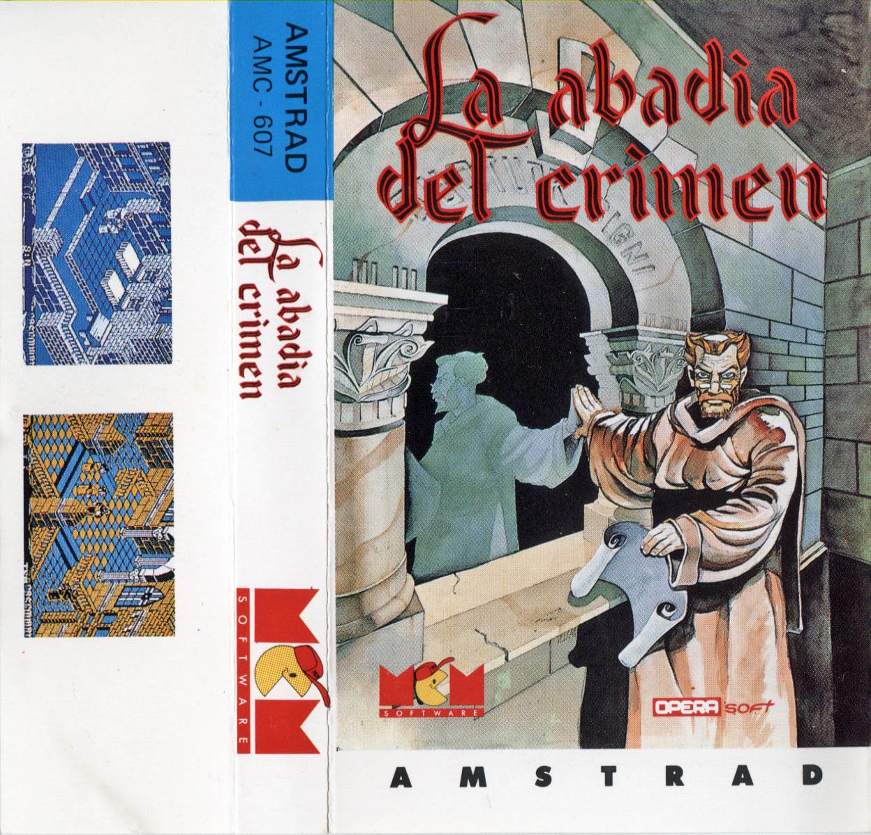 Caratula de Abadia Del Crimen, La para Amstrad CPC