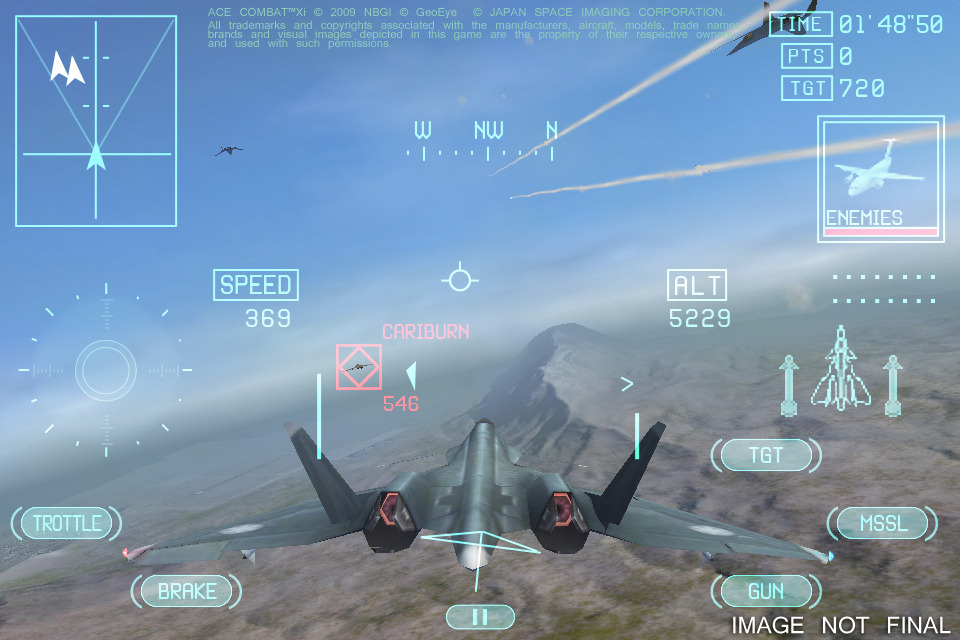 Pantallazo de Ace Combat XI: Skies of Incursion para Iphone