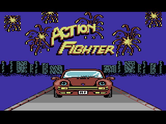 Pantallazo de Action Fighter para Commodore 64