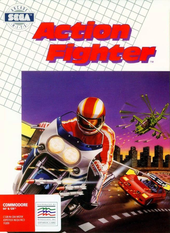 Caratula de Action Fighter para Commodore 64