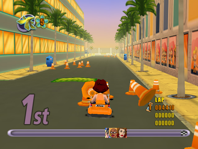 Pantallazo de Action Girlz Racing para Wii