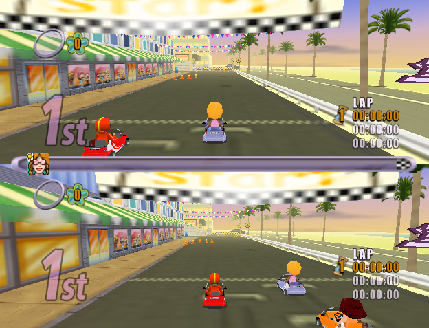 Pantallazo de Action Girlz Racing para Wii