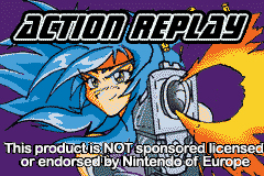 Pantallazo de Action Replay GBX para Game Boy Advance