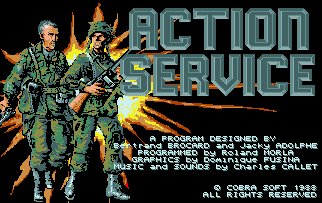 Pantallazo de Action Service para Amiga