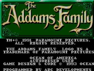 Pantallazo de Addams Family, The para Sega Master System