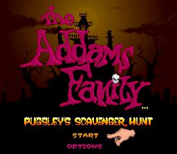Pantallazo de Addams Family: Pugsley's Scavenger Hunt, The (Europa) para Super Nintendo