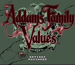 Pantallazo de Addams Family Values (Europa) para Super Nintendo
