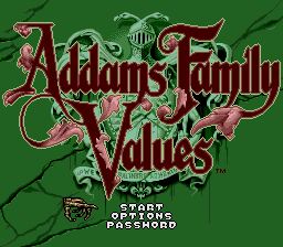 Pantallazo de Addams Family Values para Sega Megadrive