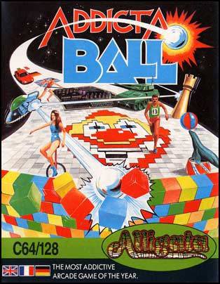 Caratula de Addicta Ball para Commodore 64