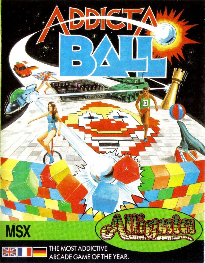 Caratula de Addicta Ball para MSX