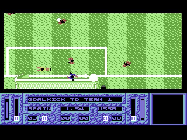 Pantallazo de Adidas Championship Football para Commodore 64