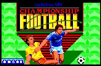 Pantallazo de Adidas Championship Football para Amstrad CPC