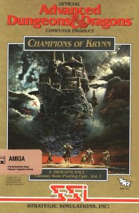 Caratula de Advanced Dungeons & Dragons: Champions of Krynn para Amiga