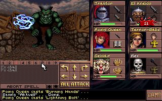 Pantallazo de Advanced Dungeons & Dragons: Eye of the Beholder III -- Assault on Myth Drannor para PC