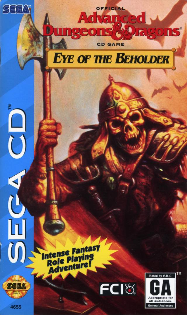 Caratula de Advanced Dungeons & Dragons: Eye of the Beholder para Sega CD