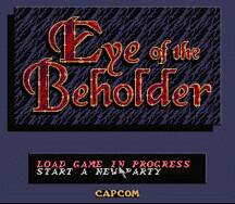 Pantallazo de Advanced Dungeons & Dragons: Eye of the Beholder para Super Nintendo