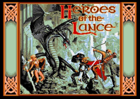Pantallazo de Advanced Dungeons & Dragons: Heroes of the Lance para Atari ST