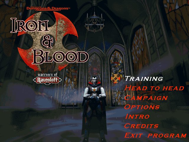 Pantallazo de Advanced Dungeons & Dragons: Iron & Blood -- Warriors of Ravenloft para PC