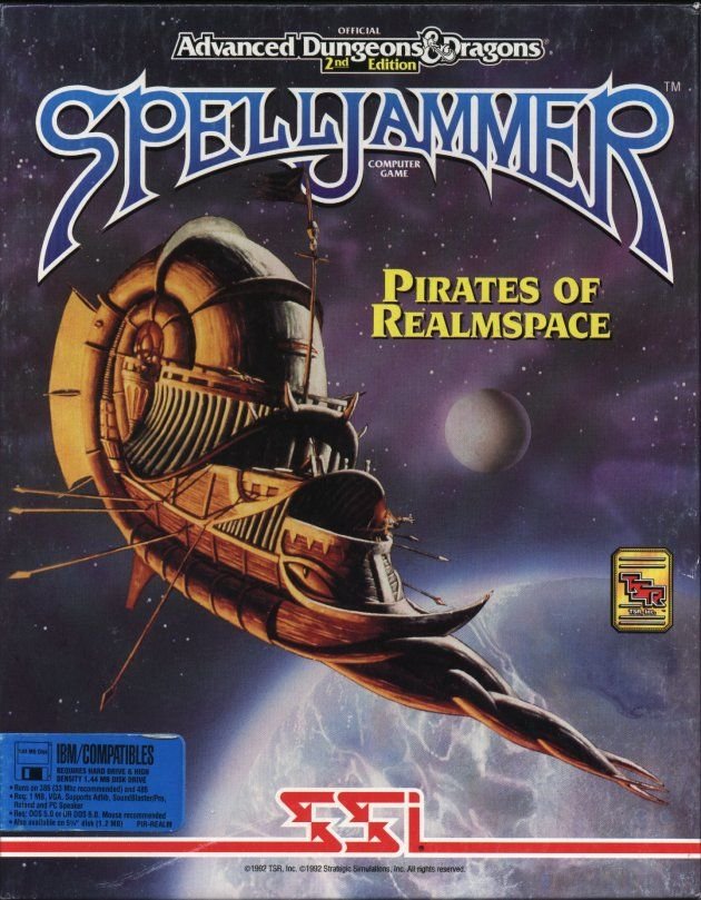 Caratula de Advanced Dungeons & Dragons: Spelljammer -- Pirates of Realmspace para PC