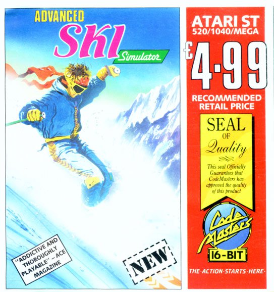 Caratula de Advanced Ski Simulator para Atari ST
