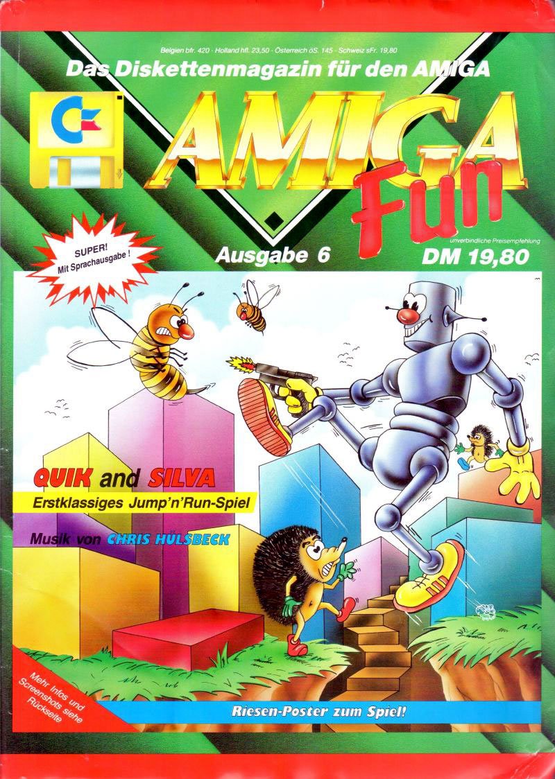 Caratula de Adventures Of Quik And Silva, The para Amiga
