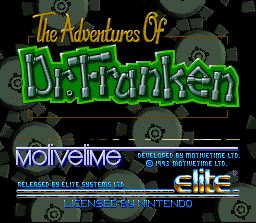 Pantallazo de Adventures of Dr. Franken, The (Europa) para Super Nintendo