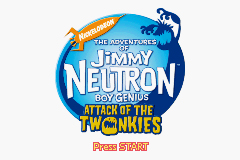 Pantallazo de Adventures of Jimmy Neutron Boy Genius: Attack of the Twonkies, The para Game Boy Advance