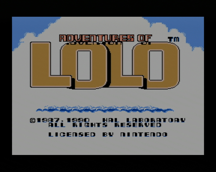 Pantallazo de Adventures of Lolo (Consola Virtual) para Wii