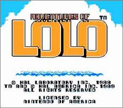 Pantallazo de Adventures of Lolo para Nintendo (NES)