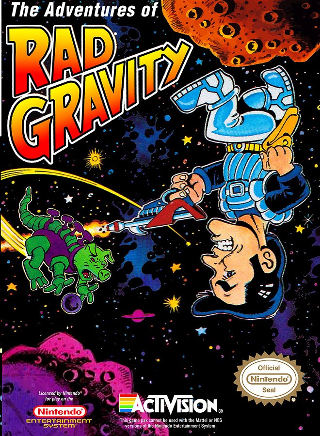 Caratula de Adventures of Rad Gravity, The para Nintendo (NES)