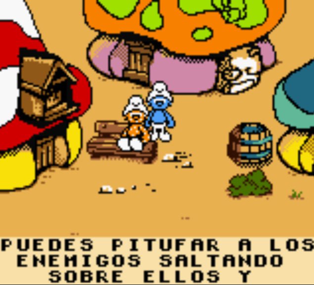 Pantallazo de Adventures of the Smurfs, The para Game Boy Color