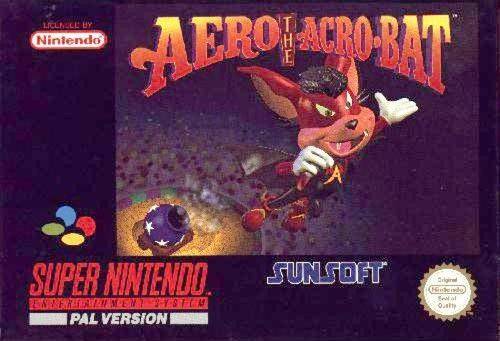 Caratula de Aero the Acrobat (Europa) para Super Nintendo