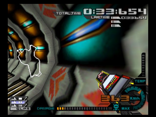 Pantallazo de AeroGauge para Nintendo 64