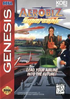 Caratula de Aerobiz Supersonic para Sega Megadrive