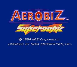 Pantallazo de Aerobiz Supersonic para Sega Megadrive