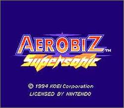 Pantallazo de Aerobiz Supersonic para Super Nintendo