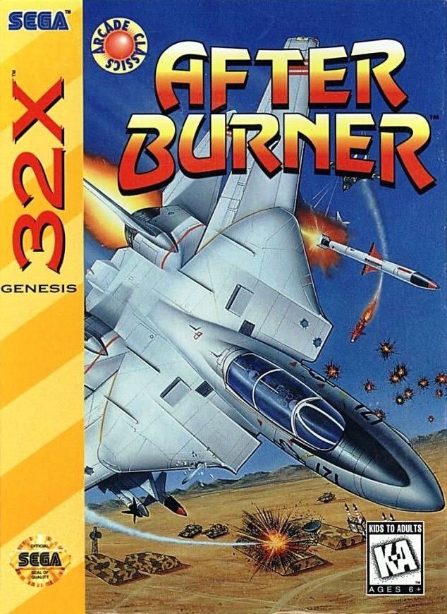Caratula de After Burner para Sega 32x