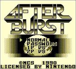 Pantallazo de After Burst para Game Boy