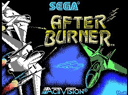 Pantallazo de Afterburner para MSX